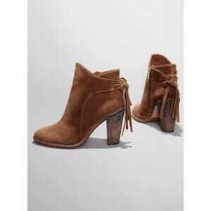 Vince Camuto Linford Bootie in Brown Suede
